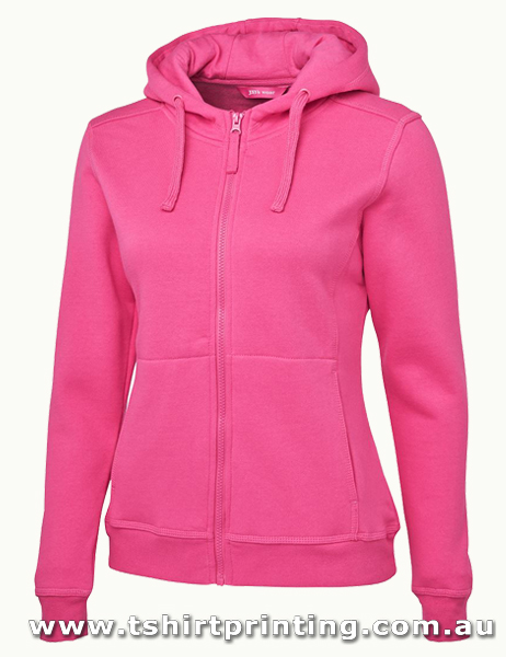 H42W Johnny Bobbin Ladies Full Zip Fleecy Hoodie